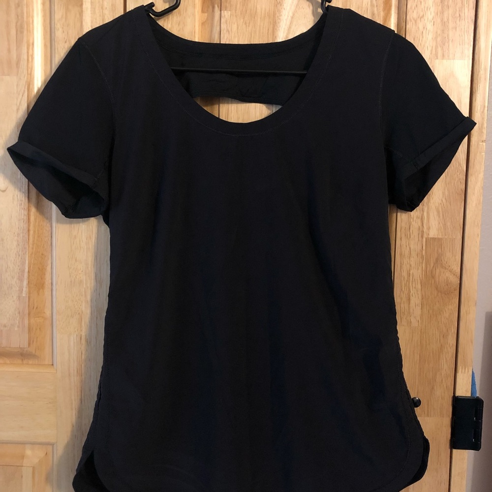 Lululemon Athletica Black Exercise T Shirt
